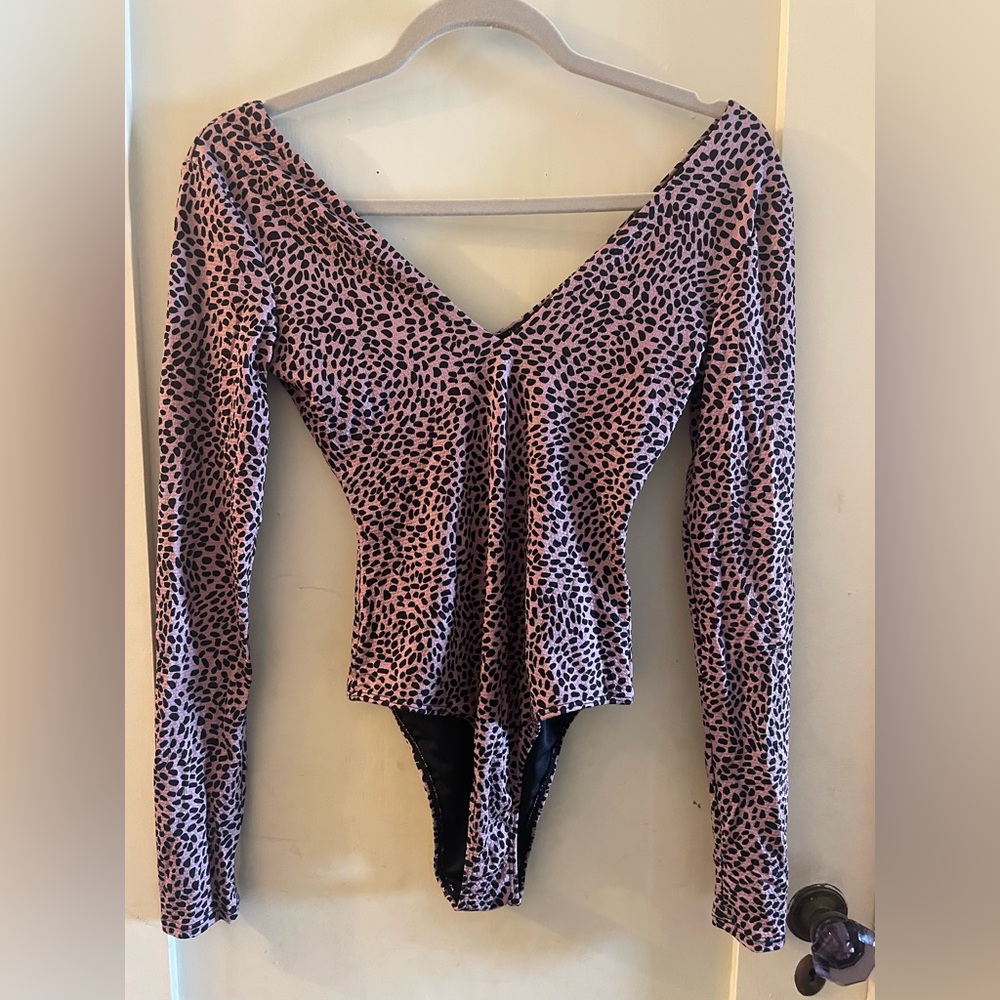 Long Sleeved Bathing Suit - V Neck